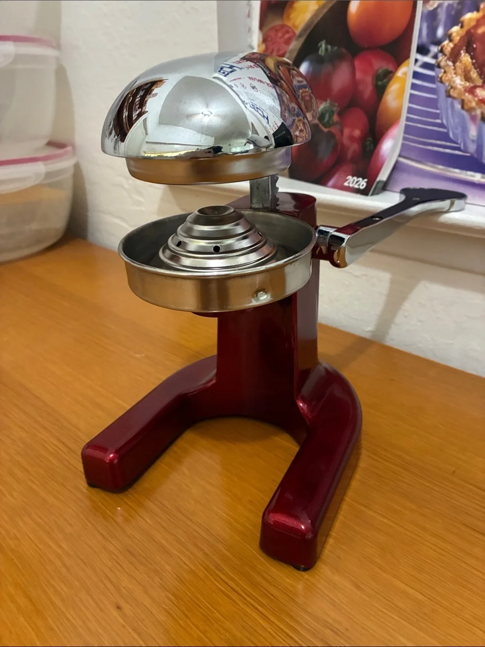 Metrokane Lever Citrus Press Juicer Red